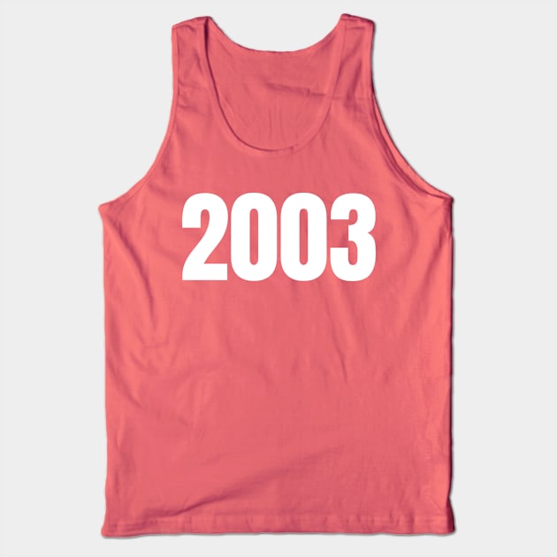 2003 Tank Top by blueduckstuff